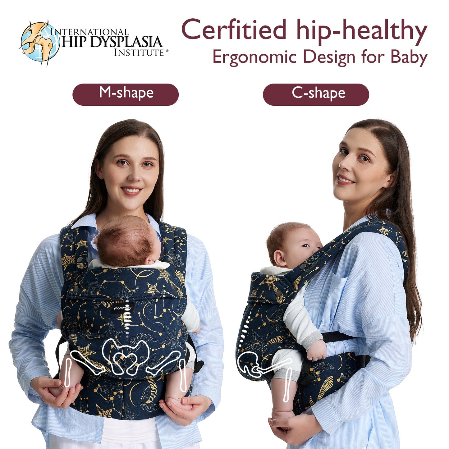PureHug Baby Carrier - Ergonomic Cozy & Lightweight