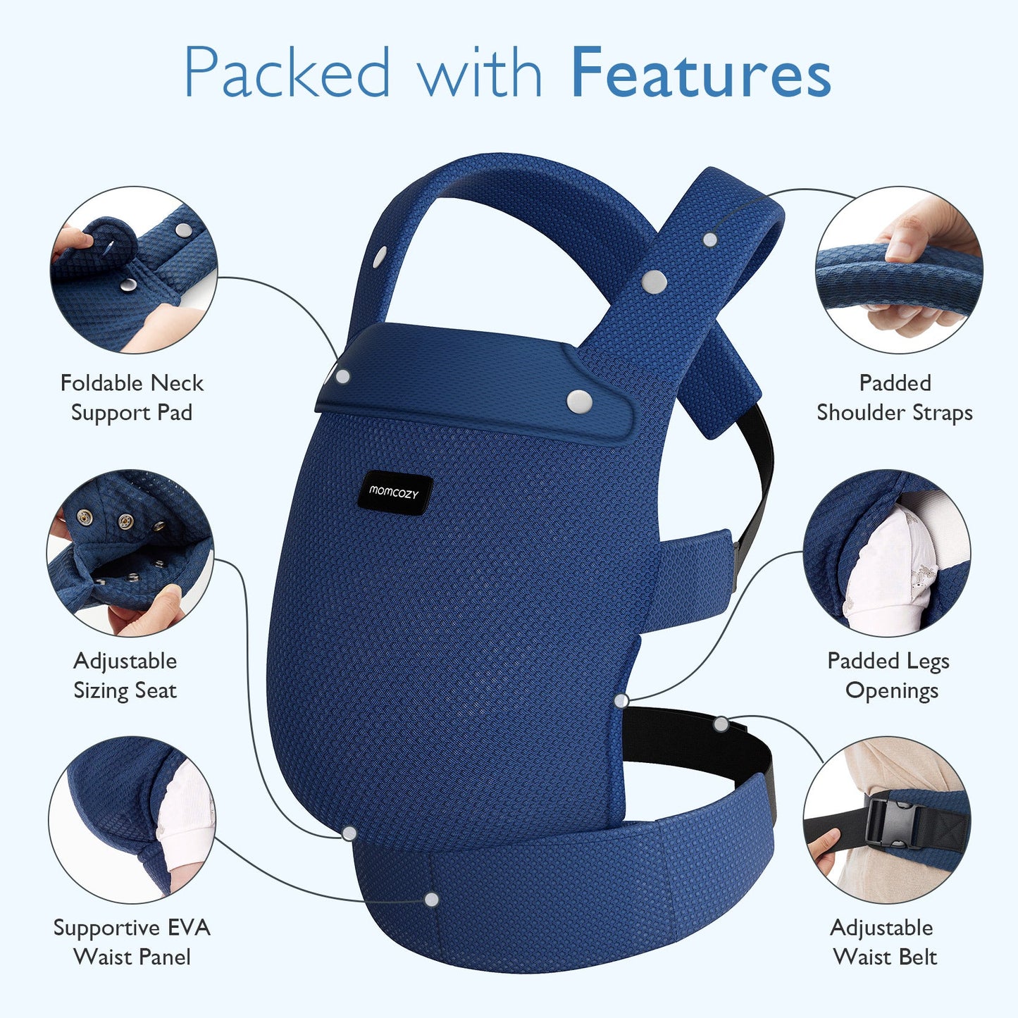 PureHug Baby Carrier - Ergonomic Cozy & Lightweight