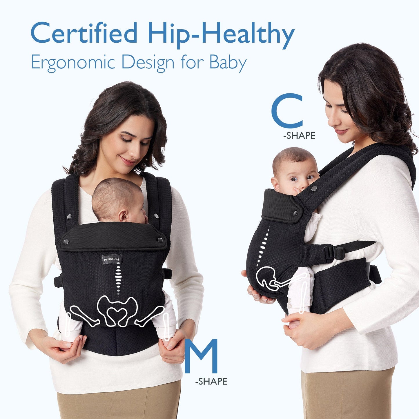 PureHug Baby Carrier - Ergonomic Cozy & Lightweight