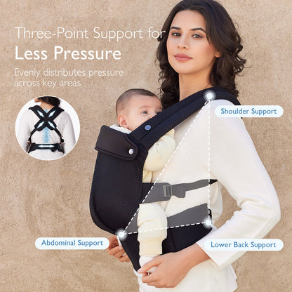 PureHug Baby Carrier - Ergonomic Cozy & Lightweight