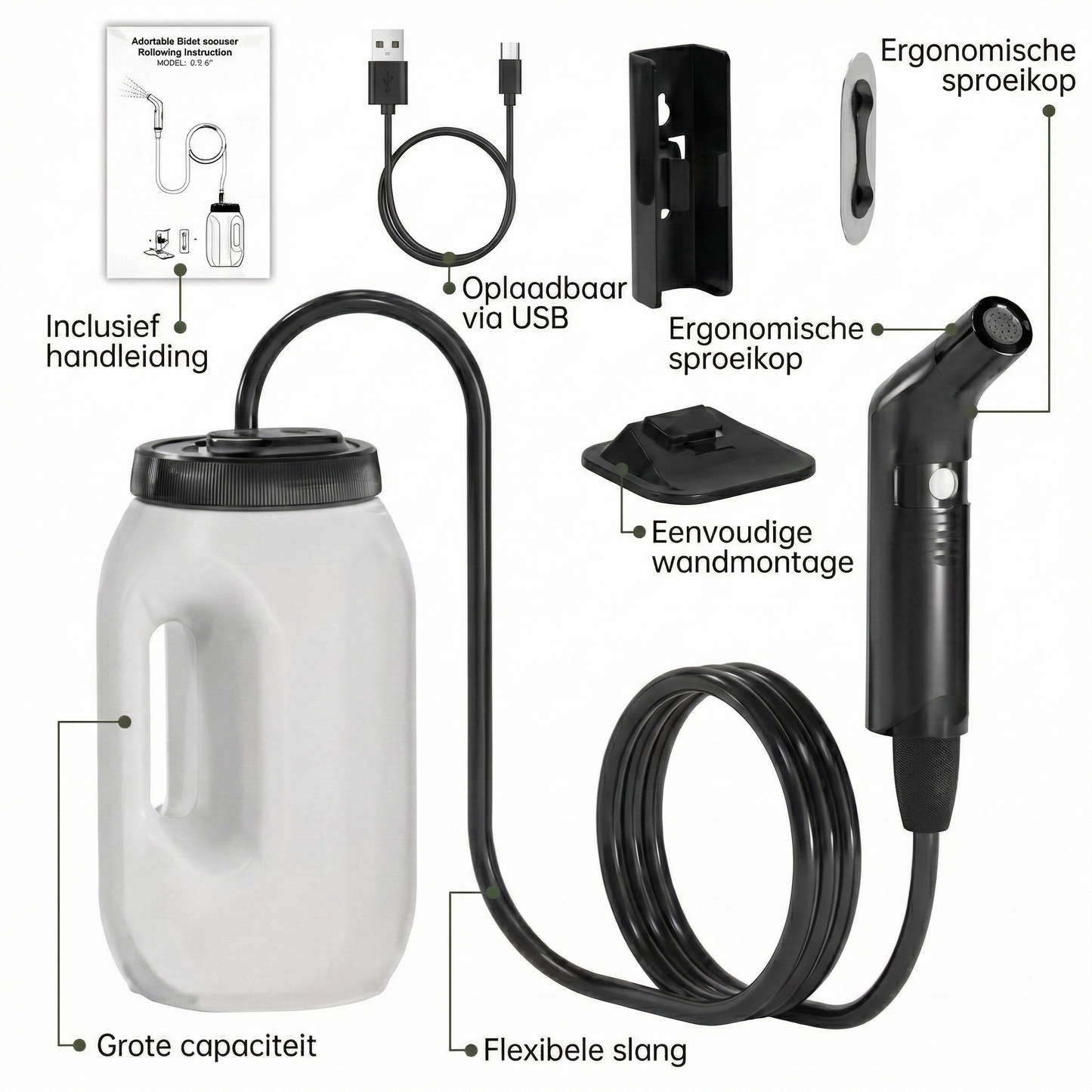 Laalo® Elektrische Bidet