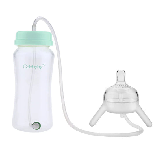 Speciaal Ontwerp Bpa-Vrije Handsfree Babyfles Voor Ouders 10Oz