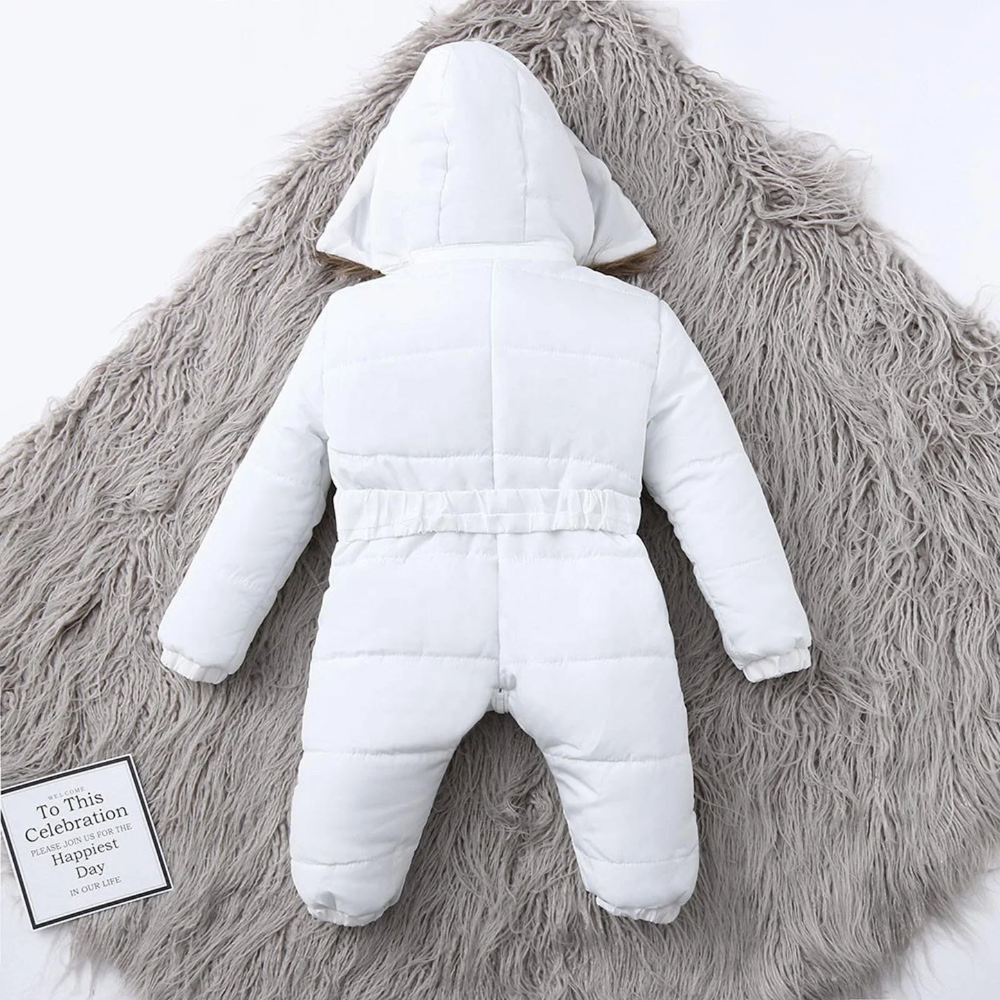 Winter Outdoor Kinderen Sneeuwpakken Baby Capuchon Sneeuw Pak Kids Onesie Dik Snowsuit Pasgeboren Skipak