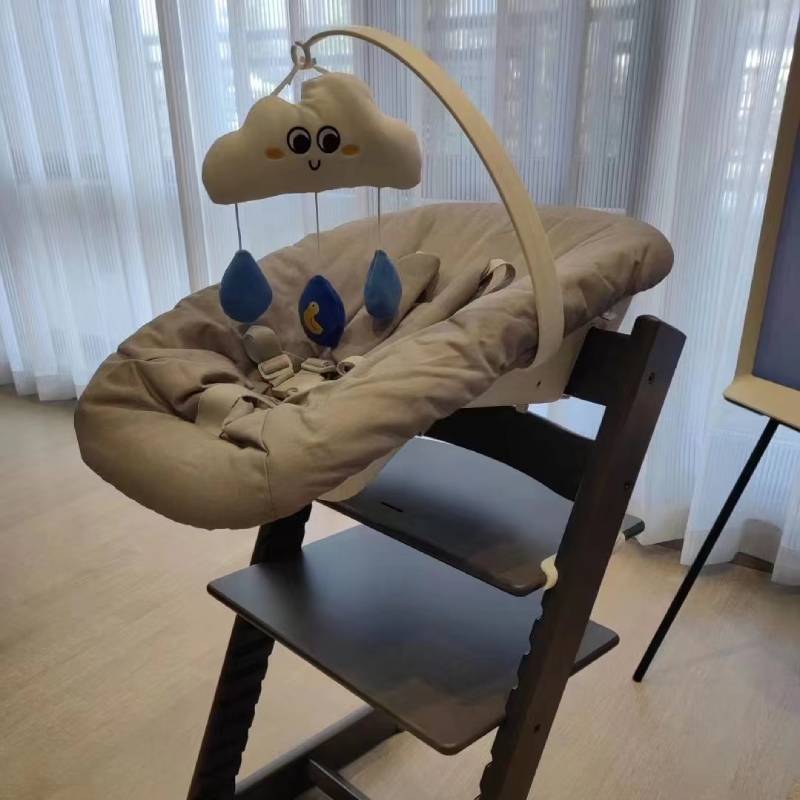 适配stokke睡篮新生儿套件成长椅儿童实木餐椅环保躺椅可配原版