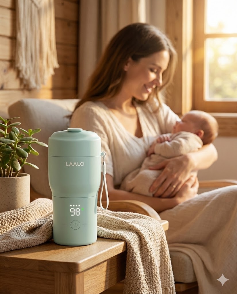 LAALO Draadloze Flessenwarmer Pro™